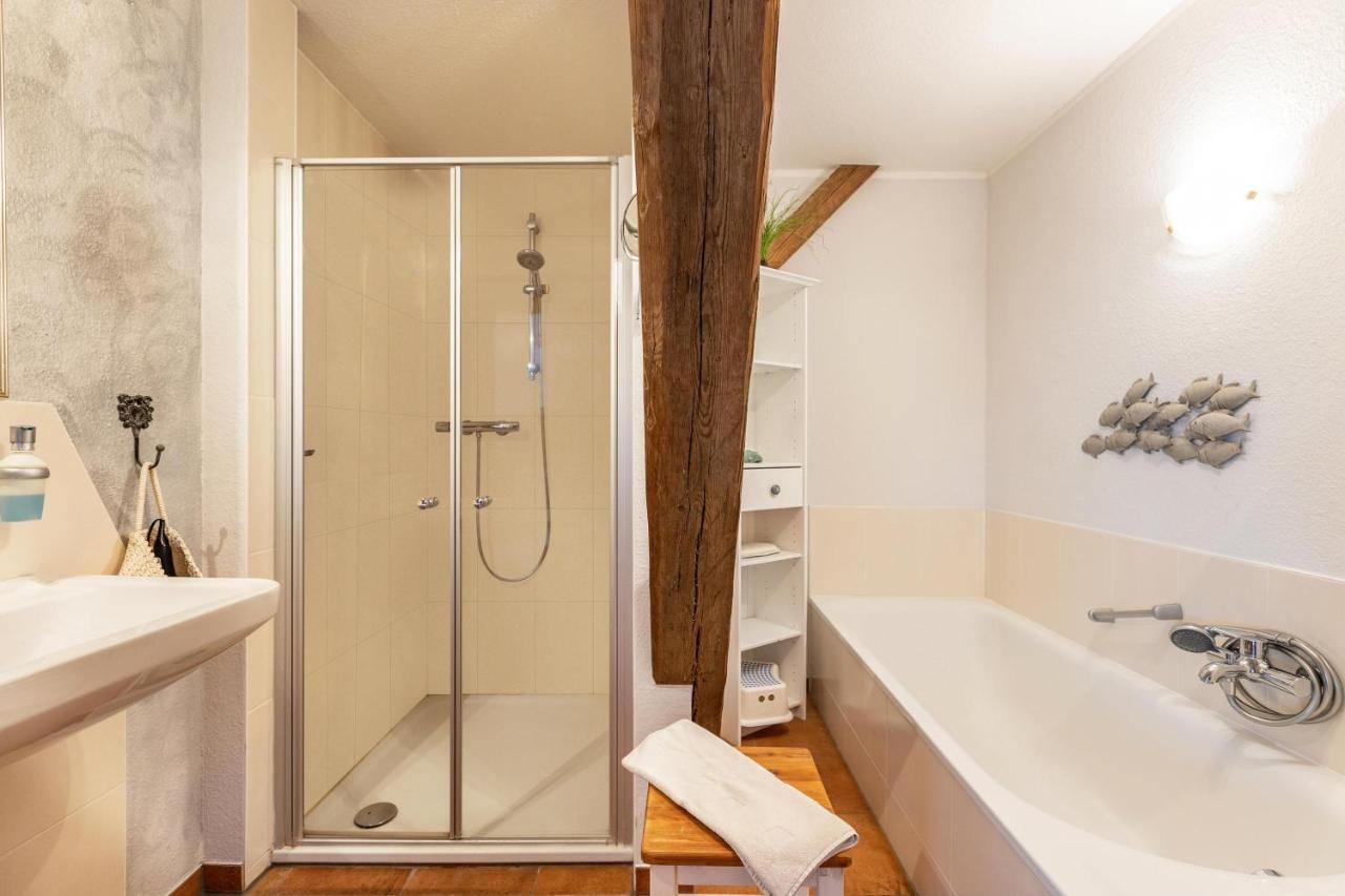 Denkerhof Ferienwohnung Deichblick Reußenköge Buitenkant foto